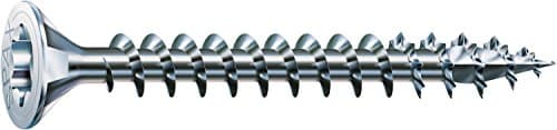 Spax 4CUT 1191010350155 Universal Screw, Countersunk, T-Star Plus, Fully Threaded, Galvanised Blank A2J, 1191010400353