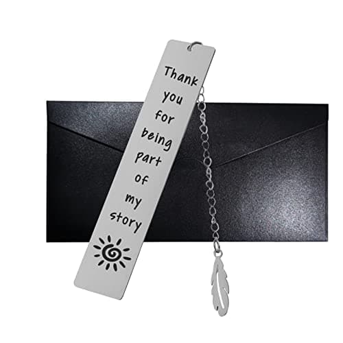 Laizego Thank You Gifts for Teacher, Thank You Gifts for Women, Metal Bookmark Class of 2023 Thank You Gifts for Colleagues Friends Fellow Students and Teacher Graduation Gifts