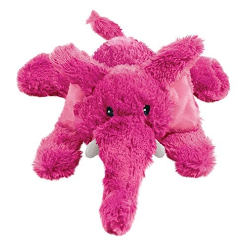 KONG - Cozie Elmer Elephant - Indoor Cuddle Squeaky Plush Dog Toy - For Medium Dogs