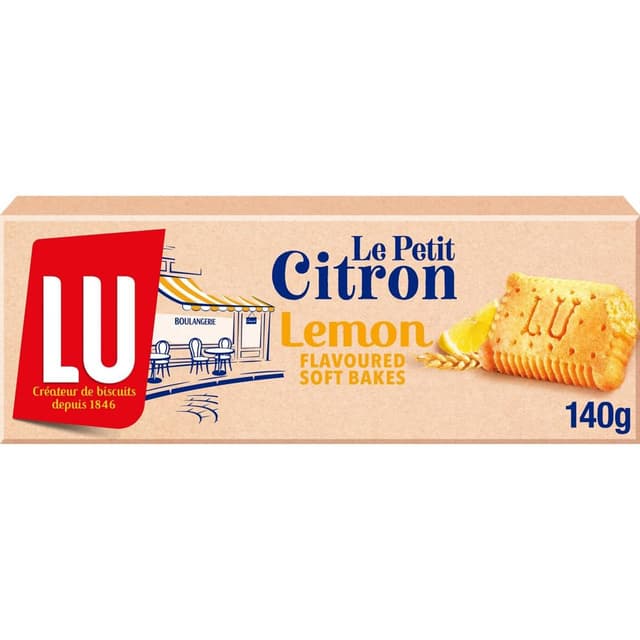 LU Le Petit Citron Lemon Flavoured Soft Bakes, 7 x 140g