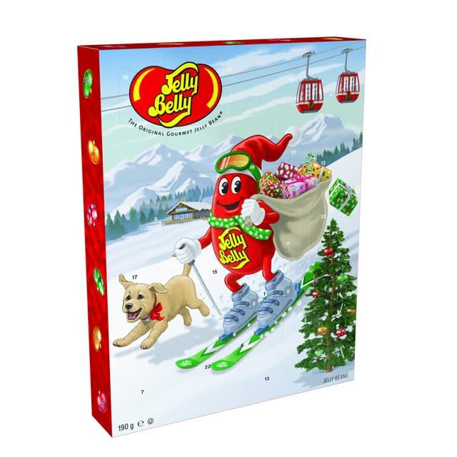 Jelly Belly - Skiing Advent Calendar, 190g